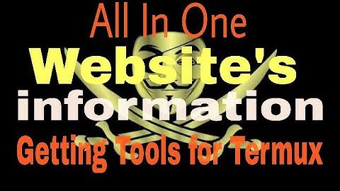 All In One Tool For Information Gathering And Vulnerability Scanning