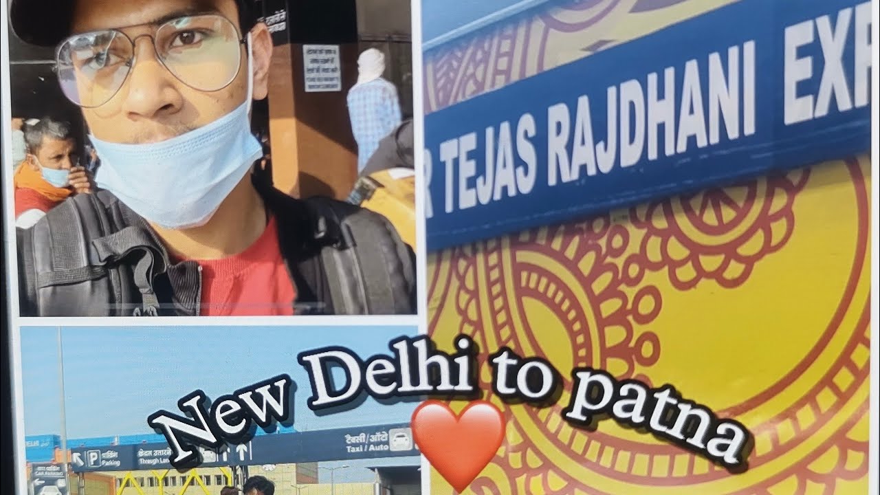 Delhi to Patna by Tejas Rajdhani exp (12310) #tejasrajdhaniexpress #delhivlog #delhi