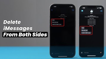 Hoe verwijder ik iMessages van beide kanten op de iPhone?