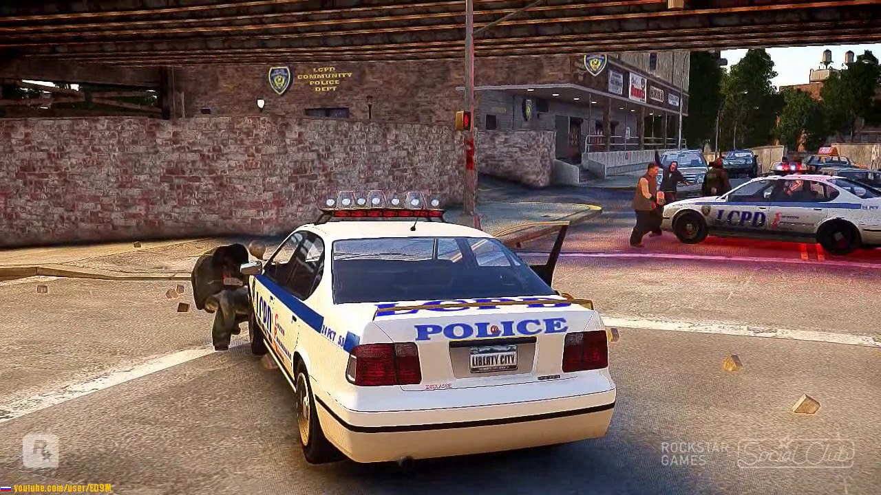 GTA 4 - Attack on Police Department