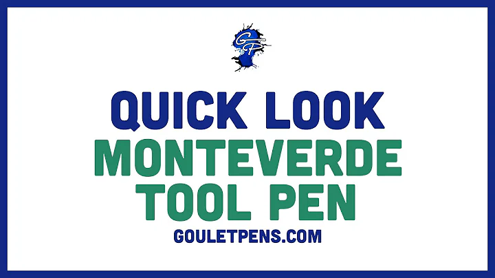Monteverde Tool Fountain Pen: Quick Look