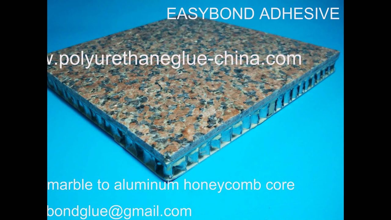 glue marble to aluminum core YouTube