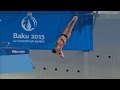 Baku 2015 European Games - Men&#39;s 10m Platform - Preliminary, rounds 7 to 9 - in English.