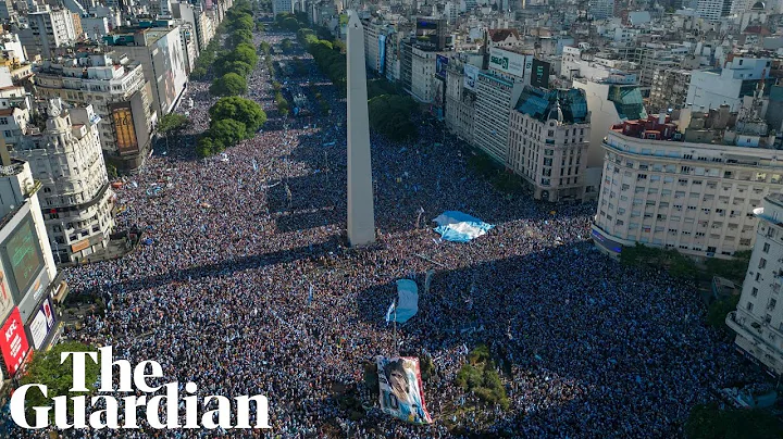 Drone captures sea of fans celebrating in Buenos Aires after Argentina's World Cup win – video - DayDayNews