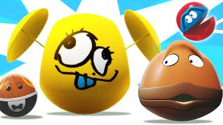 Crafty Clan with Squishy WonderBalls Playground | Cartoon for Kids Easter Colors & Paint