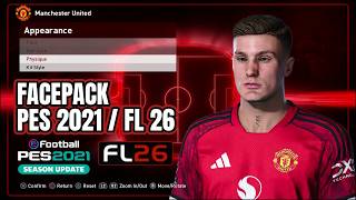 FACE PACK Benjamin Šeško Manchester United PES 2021 / FL 26
