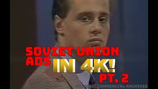 USSR (Soviet Union) Vintage Commercials | Ads in 4K (Pt 2)