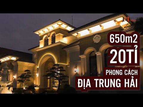 Biệt thự Địa Trung Hải 1 tầng 650m2 trọn gói 20 tỷ