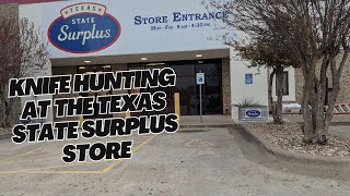 Knife Hunting at the Texas State Surplus Store! #EDC #caseknives #traditionalknife #budgetedc