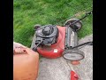 Ref:bBmr1ToVctQ How to get an old lawn mower to start #shorts