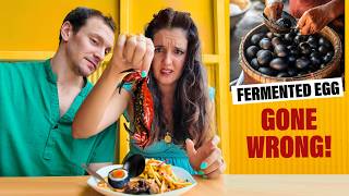 Fermented Egg In Thailand Bangkok Street Food Challenge