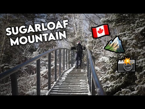 Climbing Sugarloaf Mountain! - Campbellton, New-Brunswick