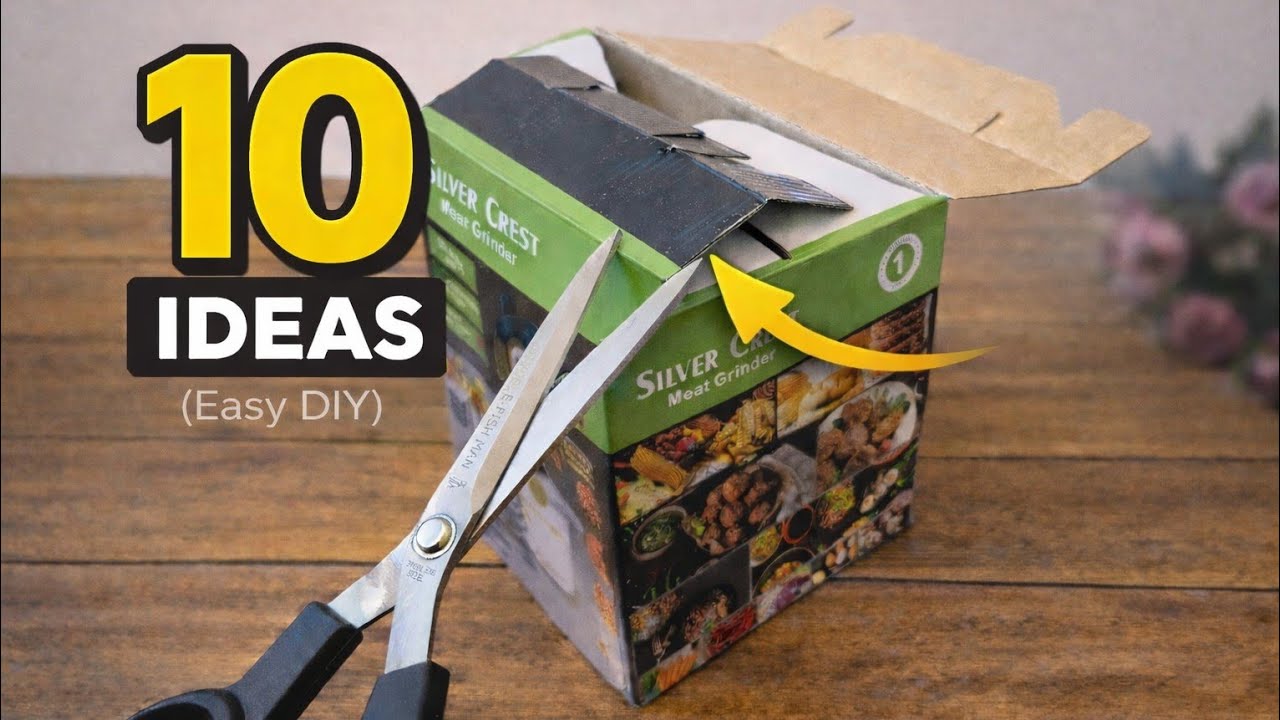 Don’t Throw Away Your Boxes! Check Out These 10 Must-See DIY Ideas!