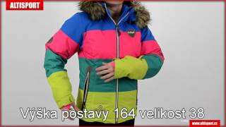 dámská zimní bunda kilpi eufana zelená - YouTube