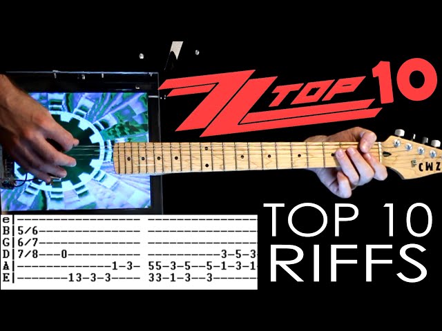 ZZ Top 10 Songs List & Guitar Tab / Guitar Lesson / Guitar