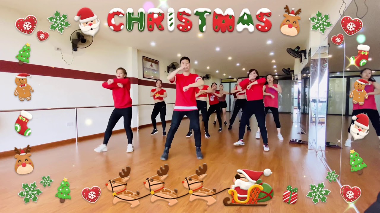 JingleBellRockTheGleeCast LAFfitness Zumba Dance Xitrum