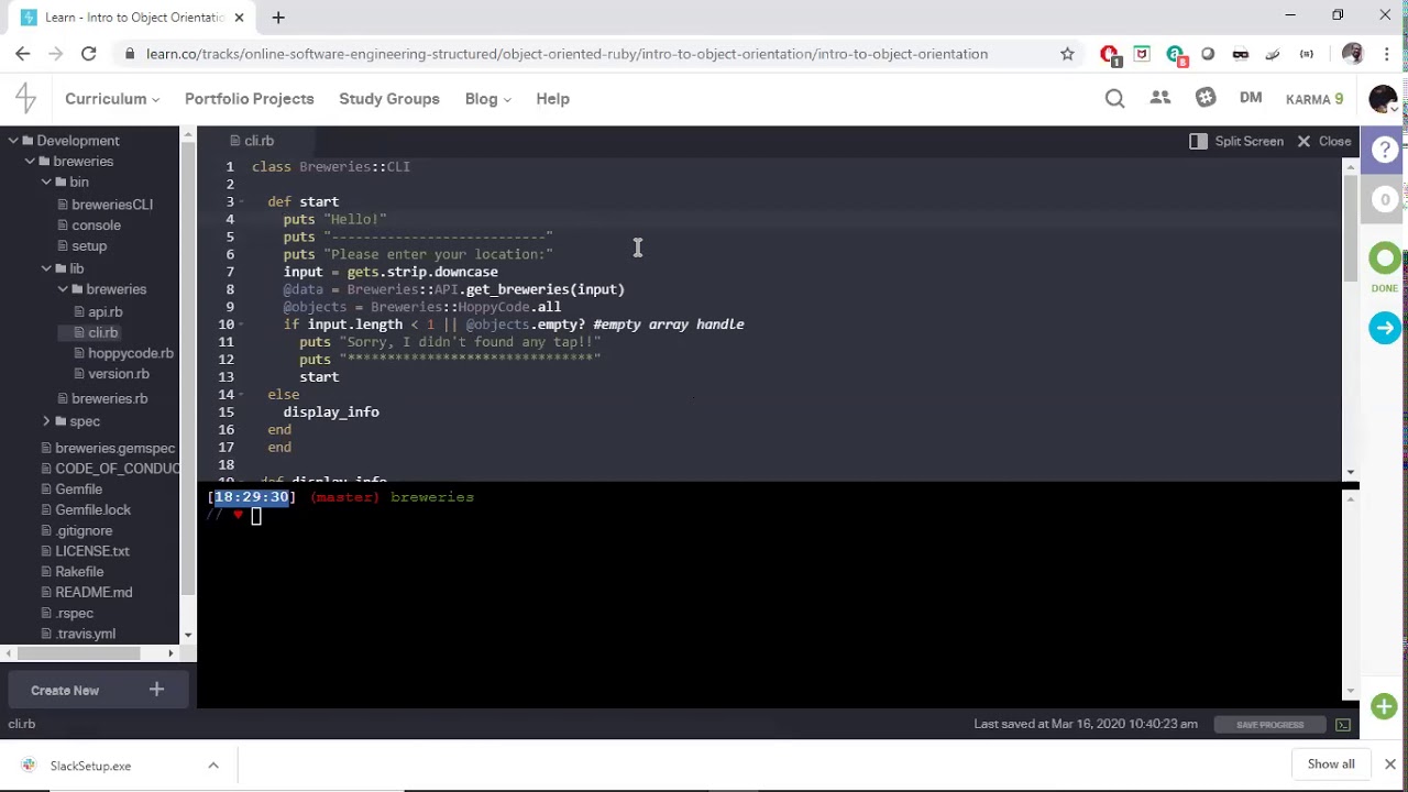 Brewery CLI - Project Walk through - YouTube