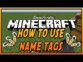 [最も欲しかった] minecraft name tag recipe 258251-Minecraft name tag recipe