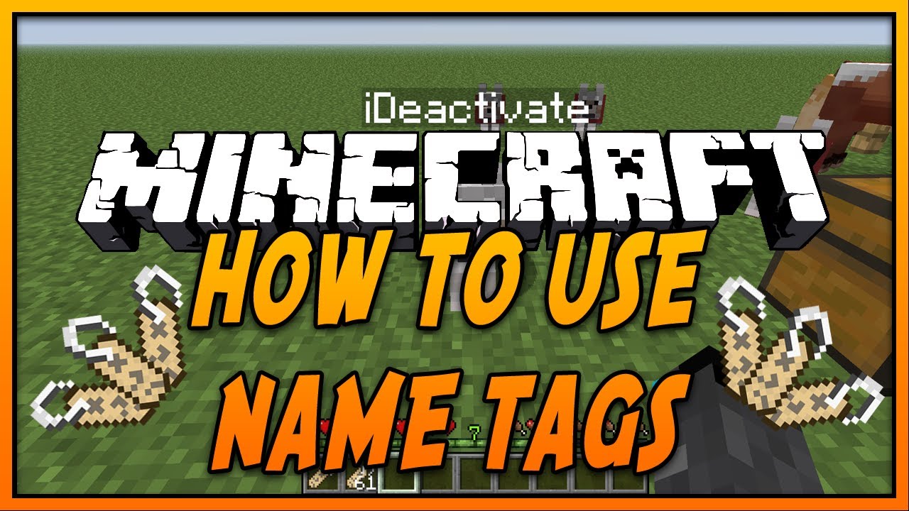 How To Use Name s In Minecraft Youtube