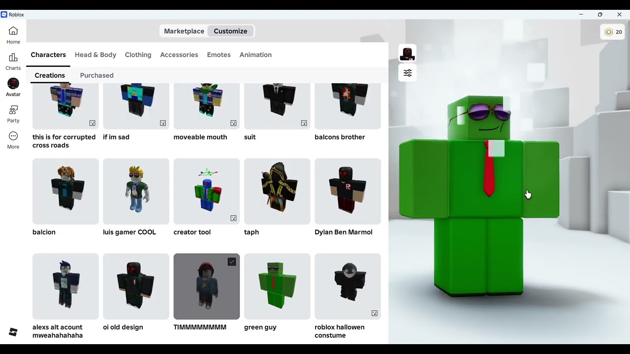 Roblox avatars