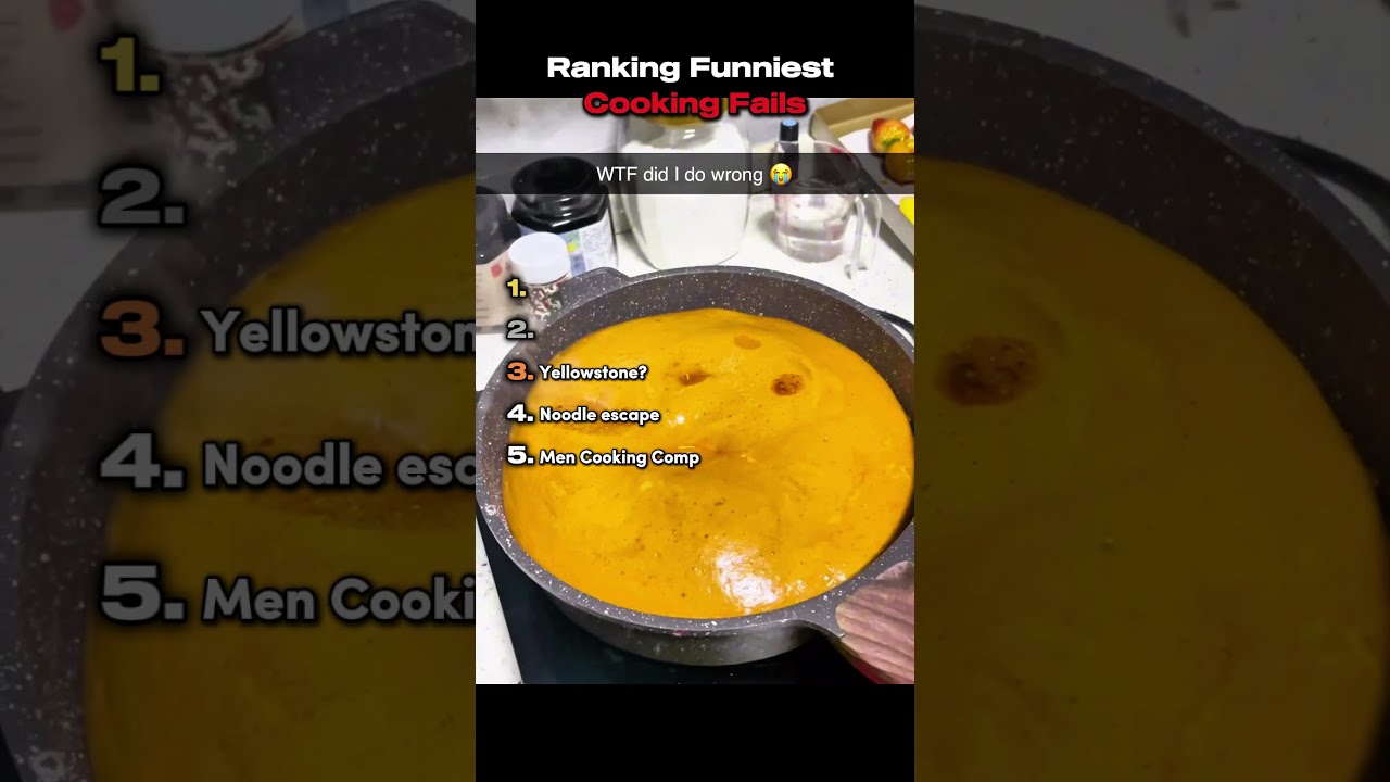 Ranking Funniest Cooking Fails