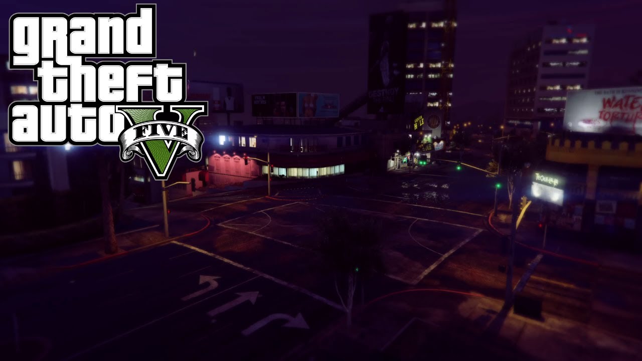 Rainy Los Santos | Relaxing GTA 5 Ambience for Sleep & Study - YouTube