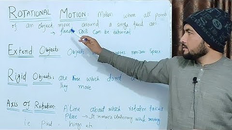 Rotational Motion | Rigid Bodies | Axis of Rotation | Class 9 Physics, Pashto.