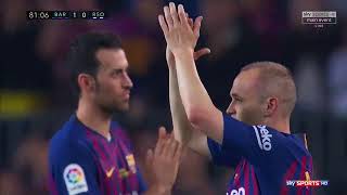 andres iniesta last game.Andres Iniesta substitution \& standing ovation. .