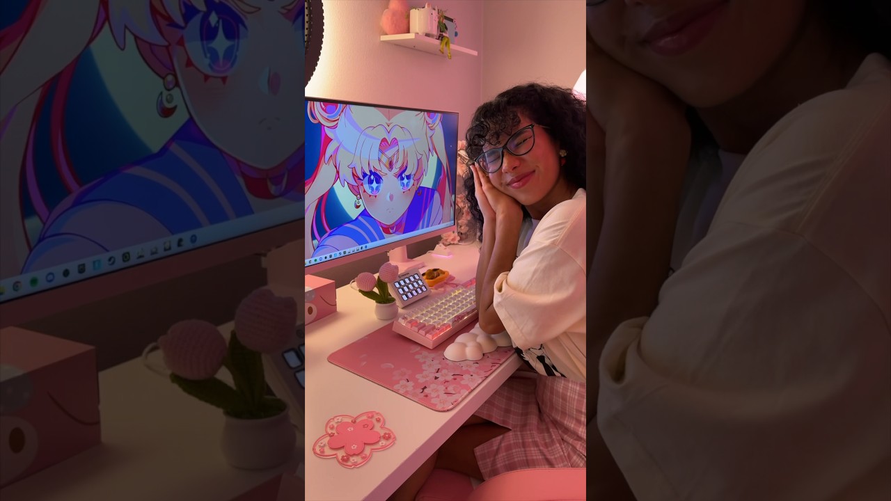 Pixio PX278 Wave Pastel Gaming Monitor in pink and 27 inches 