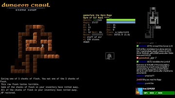 Dungeon Crawl Stone Soup 0.20 Tournament - Ogre Air Elementalist of Sif Muna - Part 5