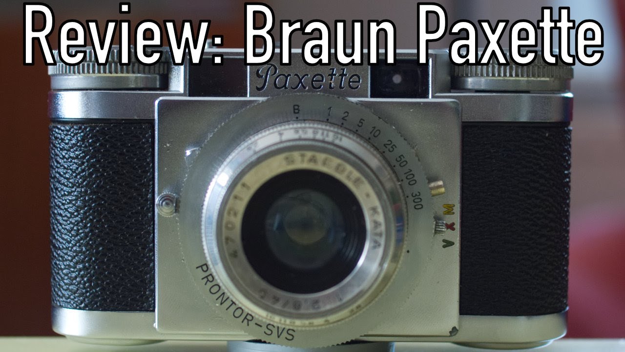 Braun Super Paxette III avec Rollei Flash - Rare ! (D'occasion) à