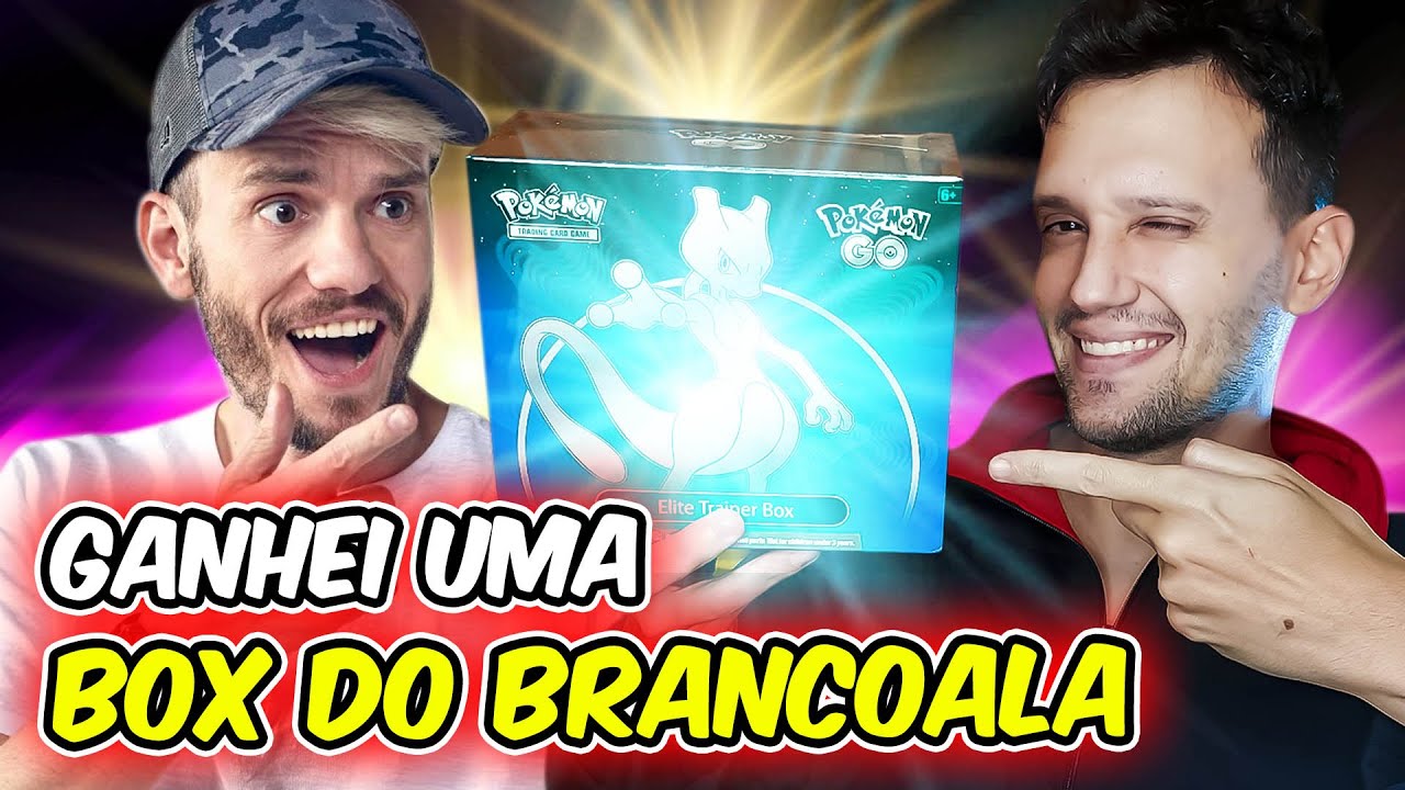 GANHEI UMA BOX DO BRANCOALA !!! | CAPITÃO HUNTER CARTAS POKEMON TCG