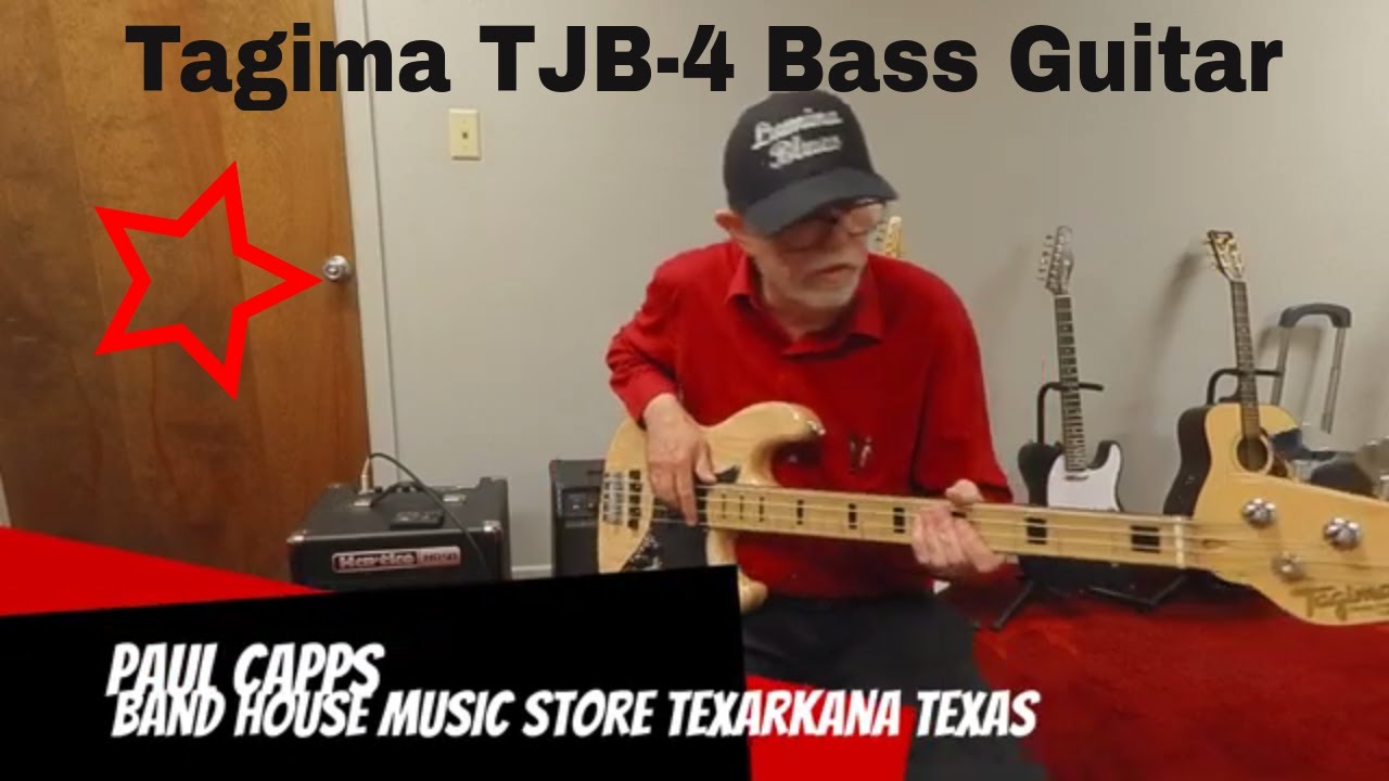 Taking a Look at a Tagima TJB- 4 Electric Bass Guitar - YouTube