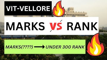 VITEEE 2023 Expected Marks VS Rank | VITEEE 2023 Marks Vs Rank | #viteee2023 | #engineering