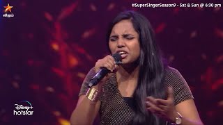 Naan mutham thinbaval song by #AparnaNarayanan | Super Singer Season 9
