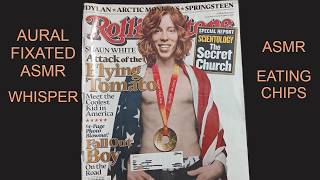ASMR WHISPER AND CHIP EATING WHILE VIEWING A 2006 ROLLING STONE MAGAZINE