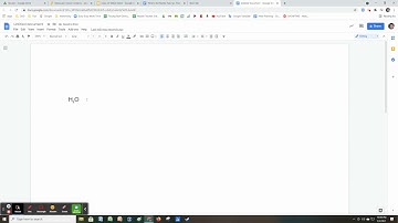 How to write a chemical formula in Google Docs