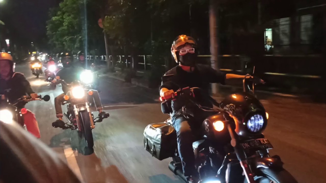 Night Riding with Benelli Bali Community