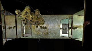 CGI Animation. Space, Time, Cognition. Szene aus dem Film: Mirrors