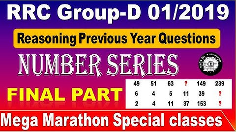 Number series Railway Previous Questions Final Class for all Group D  2021 Special by SRINIVASMech