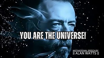 He discussed the idea that the self (Atman) is one with the universe (Brahman) | Alan Watts
