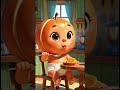 Orange Baby Eating Fruit 🍊 | Funny Nursery Rhymes for Kids | LalaToons #shorts