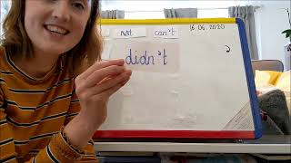 Year 2 English - contractions lesson 2