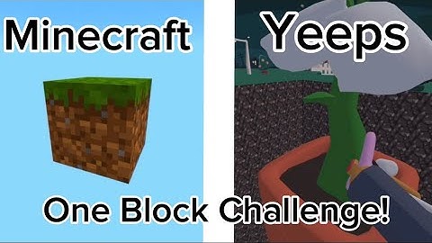 One Block Challenge! | Yeeps: Hide And Seek