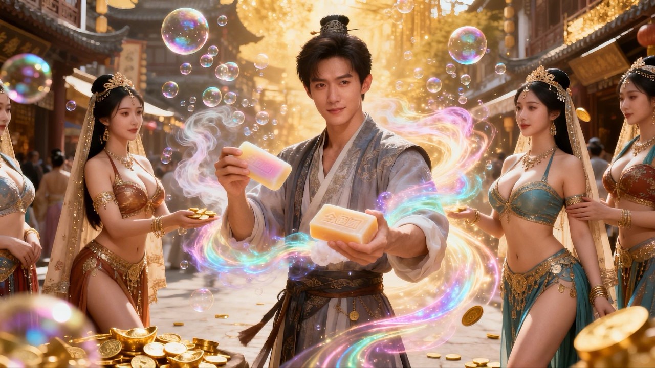 ¡Él crea jabón moderno en la antigüedad, se enriquece y rodea de bellezas!#230729hmB2