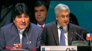 El cruce de palabras entre Piñera y Morales en la Celac