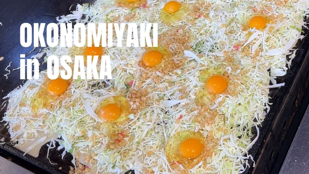 ⁣Cheap and Tasty Osaka OKONOMIYAKI | Japanese Street Food | TEPPANYAKI