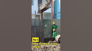 Tác dụng của ép vây cừ C trong thi công tầng hầm | Xây dựng Thuận Phát | #xaydungthuanphat