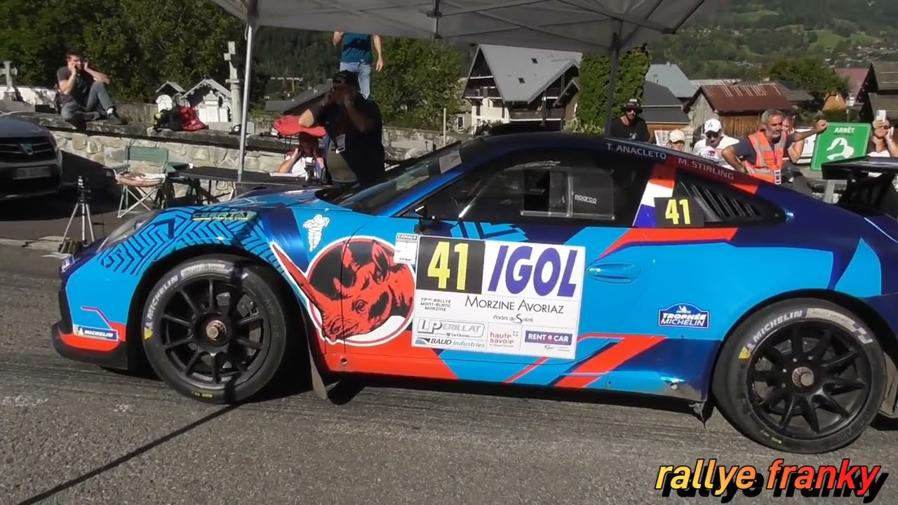 Rallye Mont Blanc Morzine 2025 best of départ ES 13 Morillon 🎬