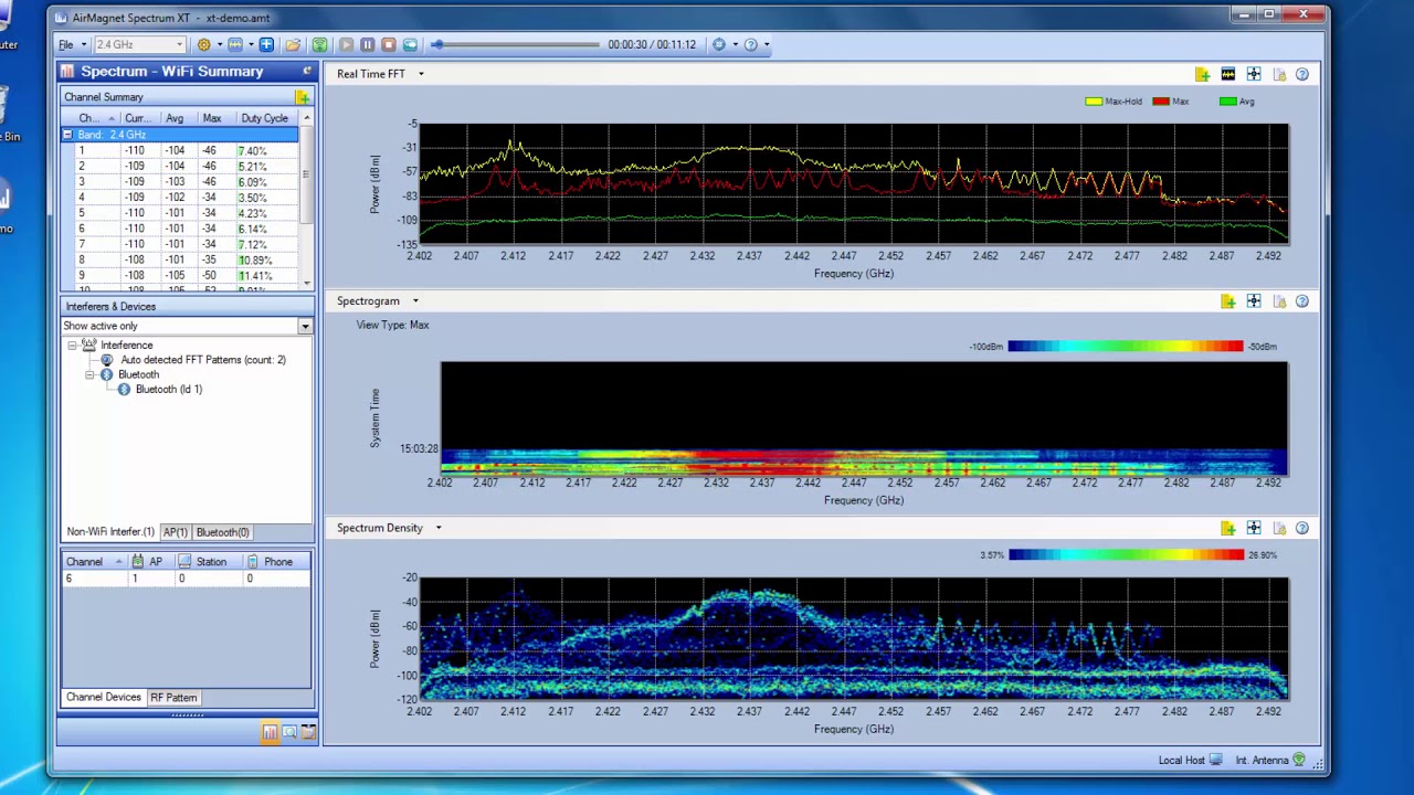 NetAlly: formerly Netscout: AirMagnet Spectrum XT -  Record and Playback